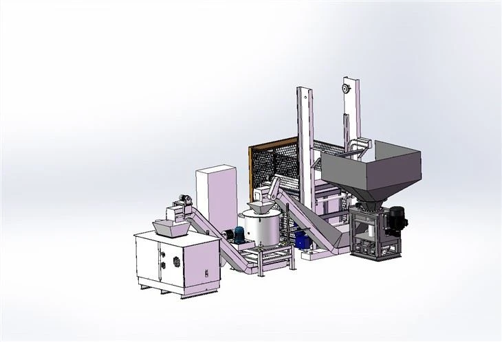 Haige Hot Sale High Performance Crushing And Briquetting Machine For Sale